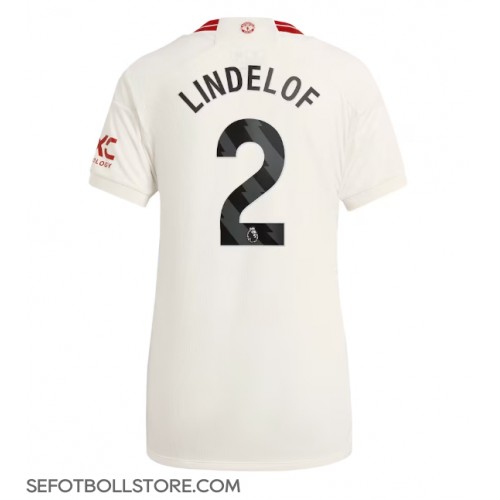 Manchester United Victor Lindelof #2 Replika Tredje Tröja Dam 2023-24 Kortärmad